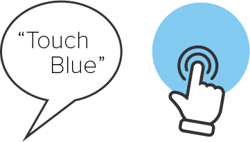 Step 1: Touch Blue