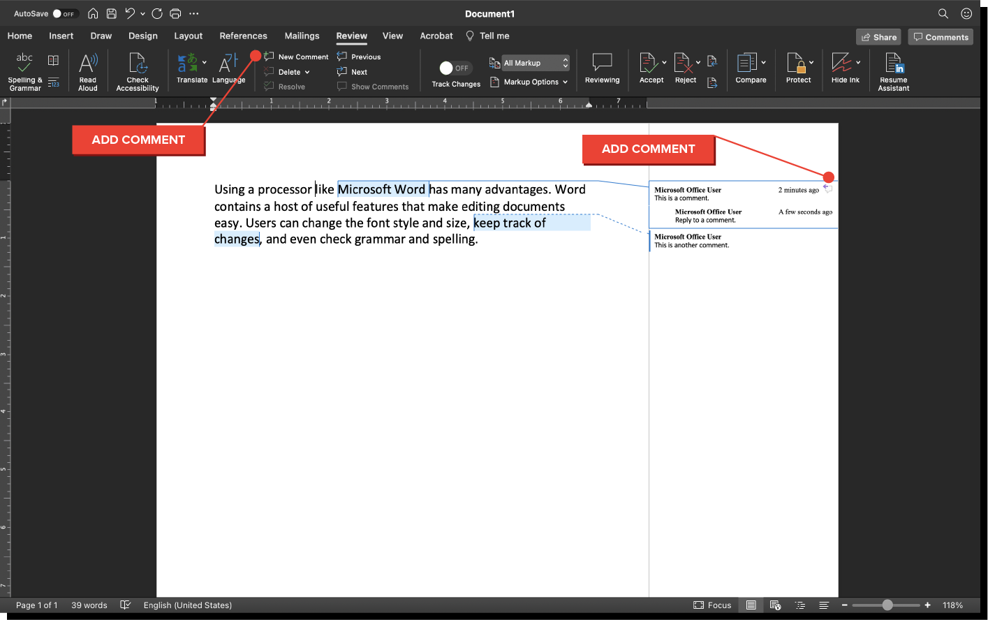 Collaborating in Word Tutorial | Sophia Learning