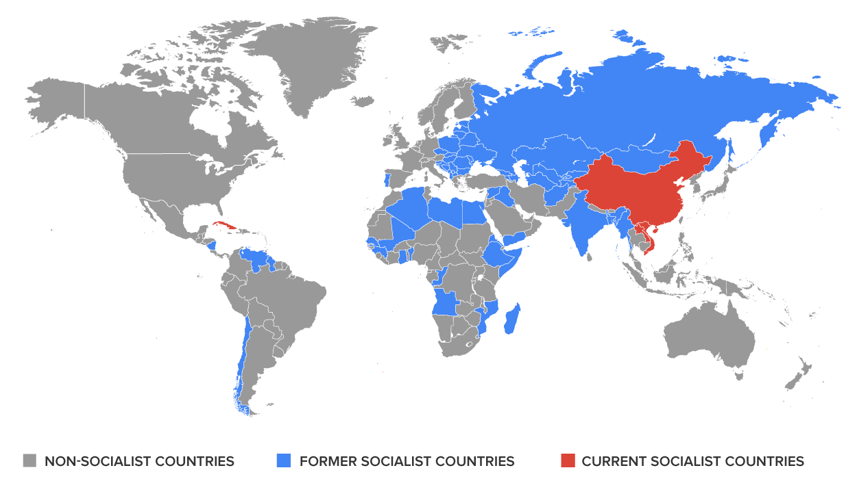 Global Map of Socialist Economies