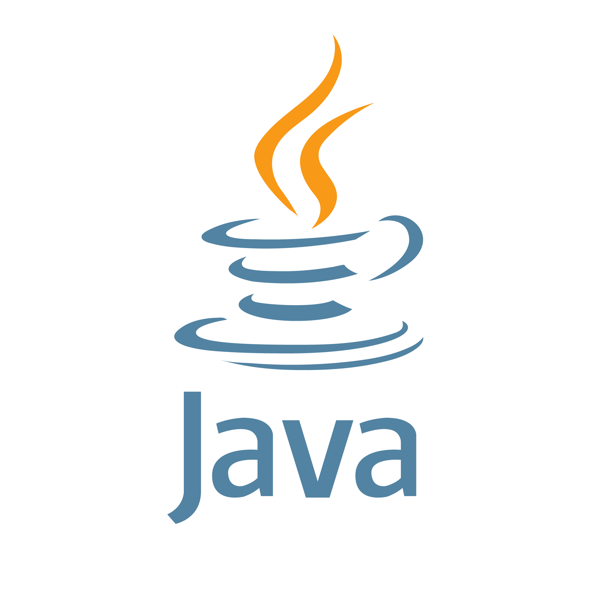 The Java programming language logo.