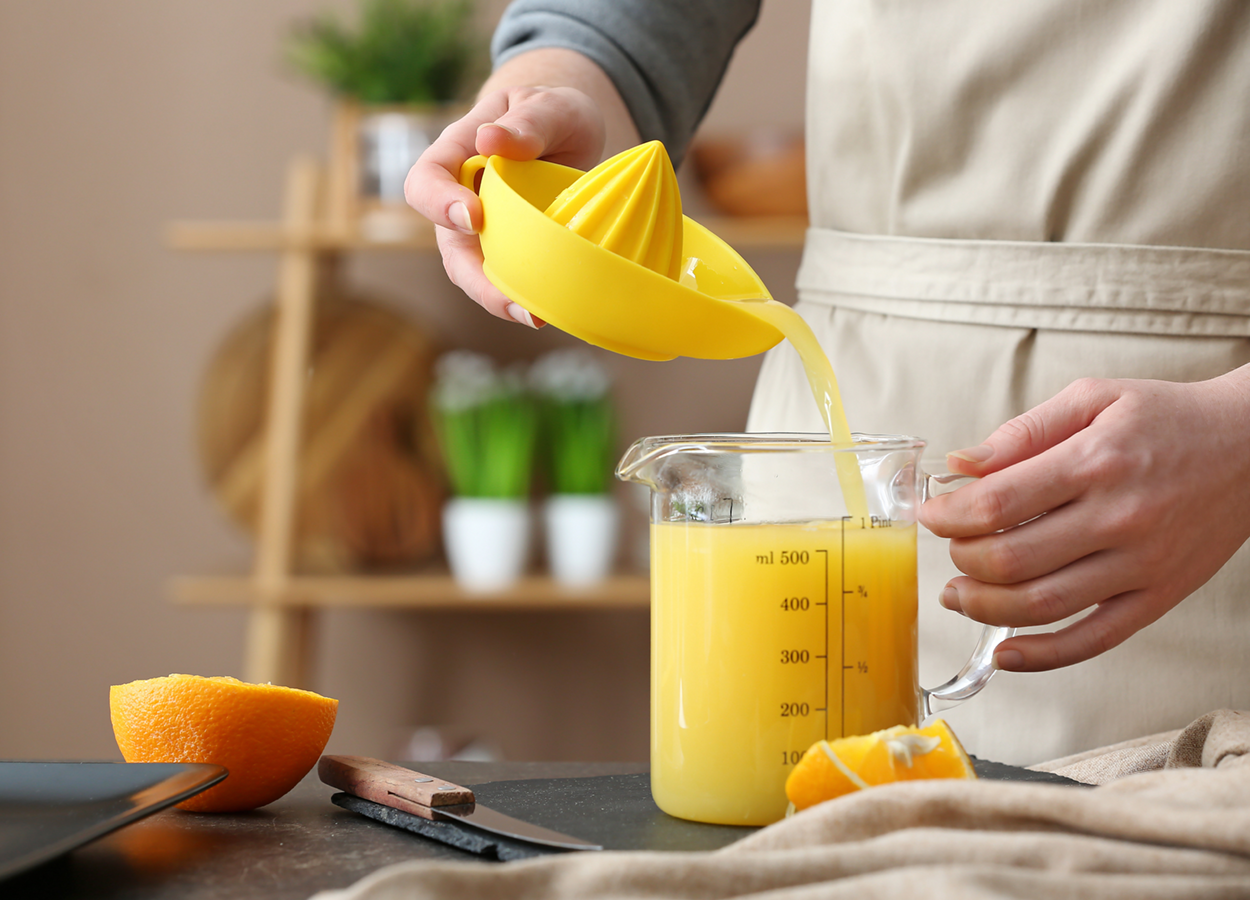 Making orange juice