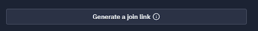 The Generate a join link button in Replit.
