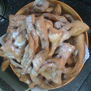 image of sugary bread