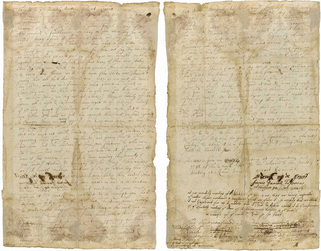 Image of Quaker document