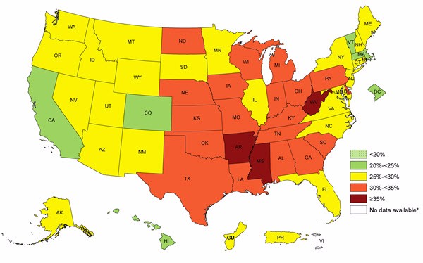 A map of the United States is shown.