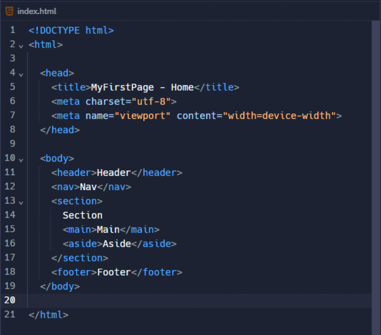 HTML Document Structure Tutorial | Sophia Learning