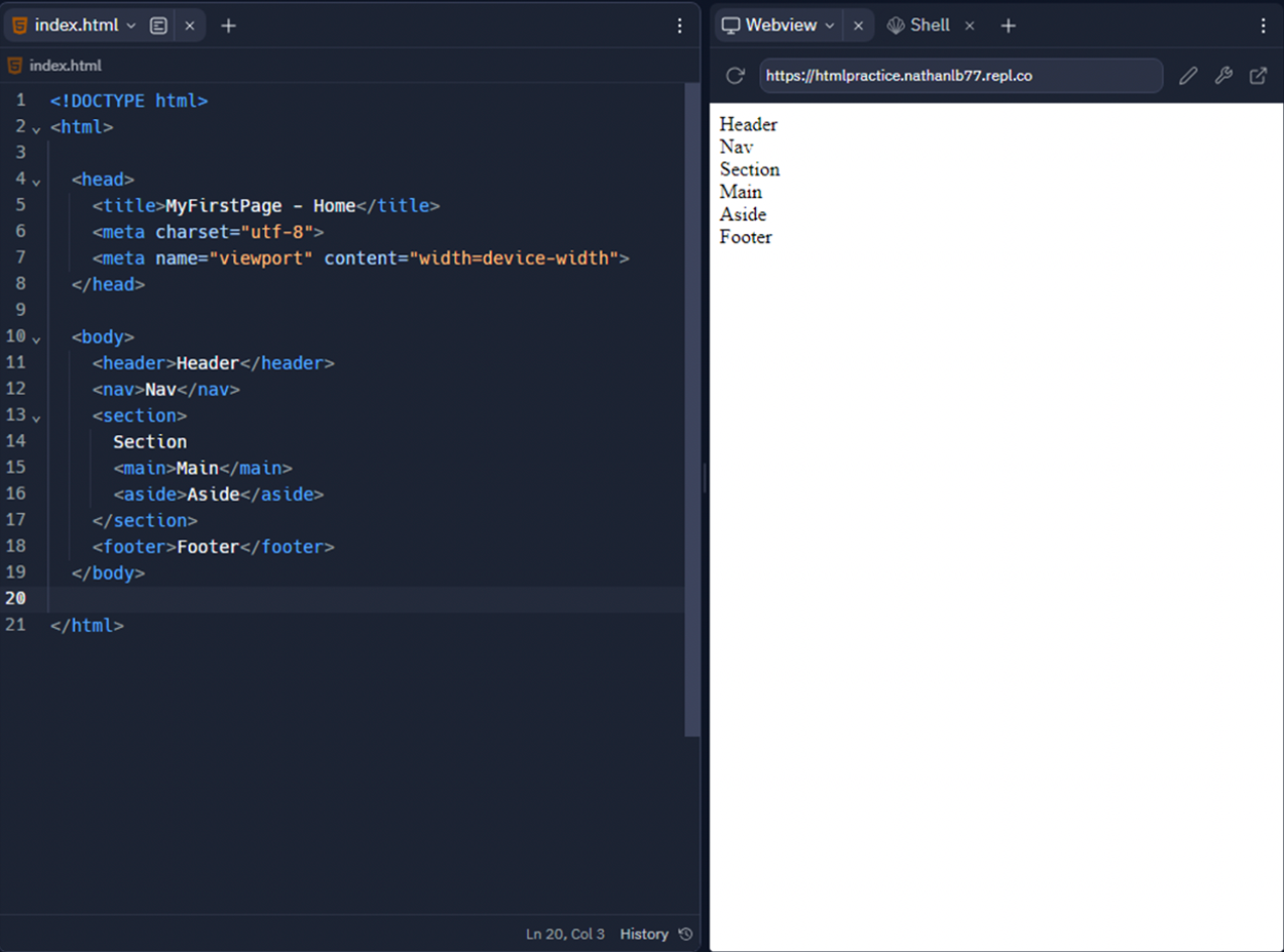HTML Document Structure Tutorial | Sophia Learning