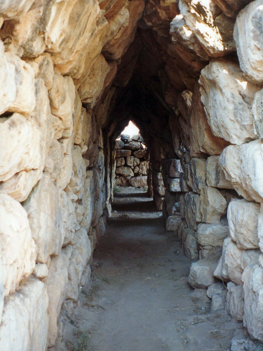 tunnel that has a triangular top