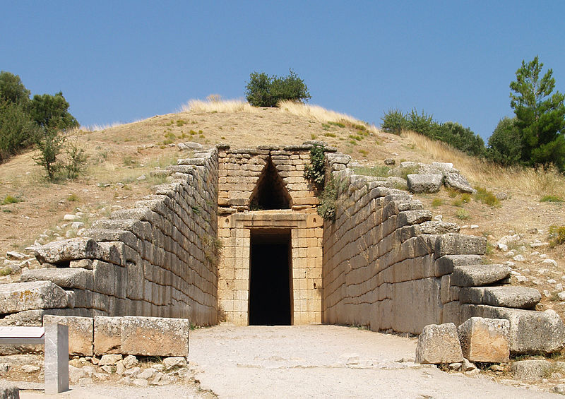 doorway that has a triangular top