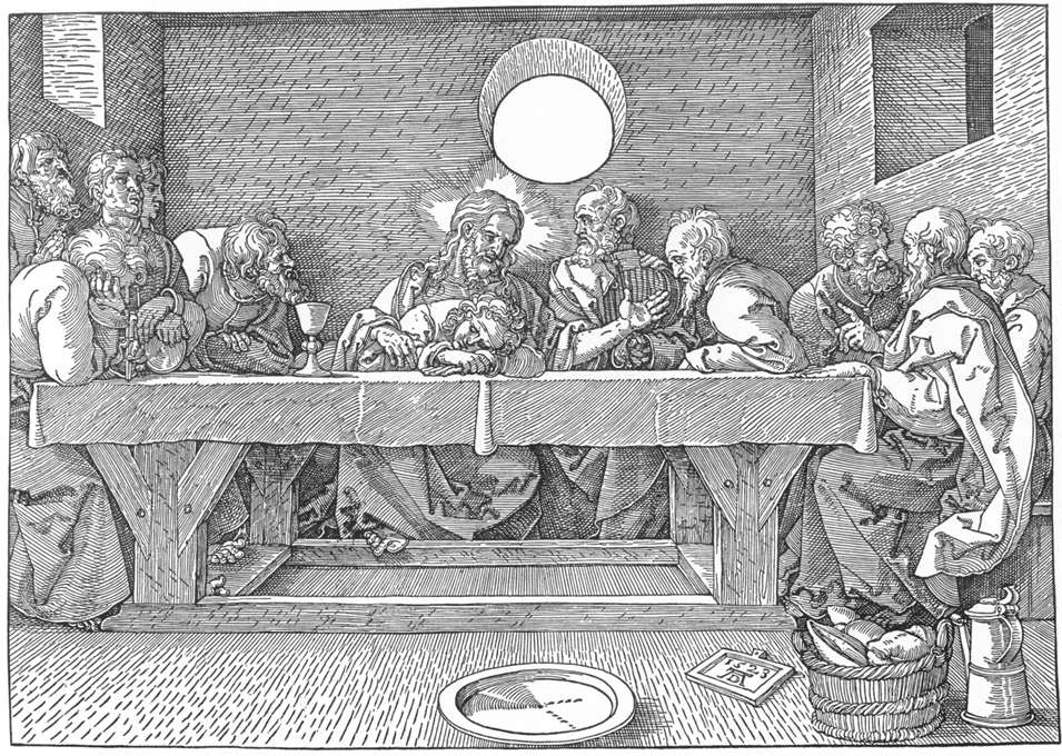 Albrecht Dürer (1471–1528) The Last SupperAlbertina Museum, Vienna 1523 Relief woodcut