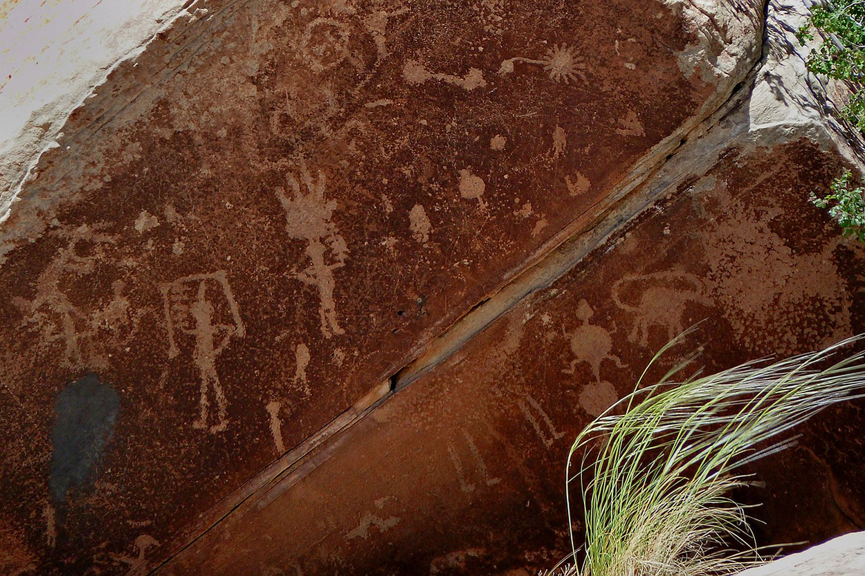 Rock carvings are one of the earliest forms of visual communication and were still used in Indigenous societies in the Americas up until the 19th century.