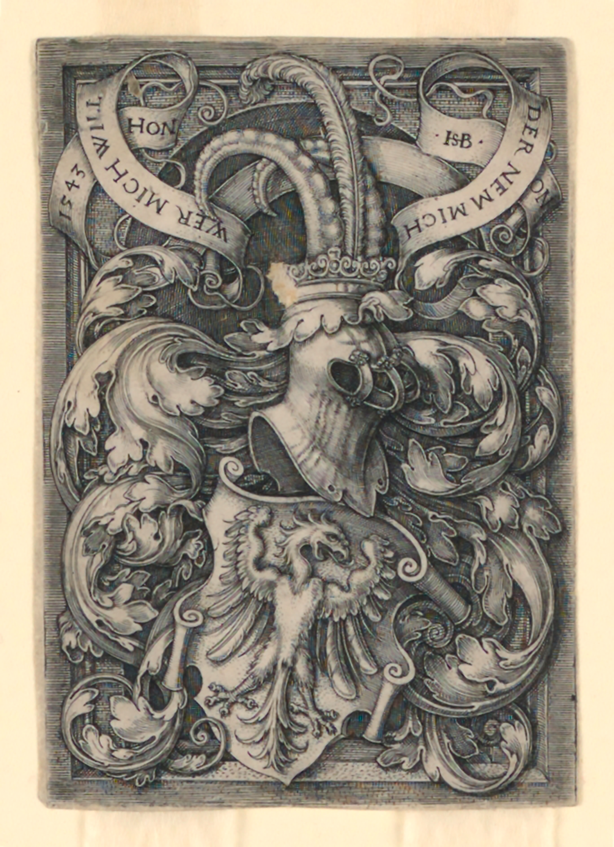 Coat of arms created by a German artisan in the 16th century