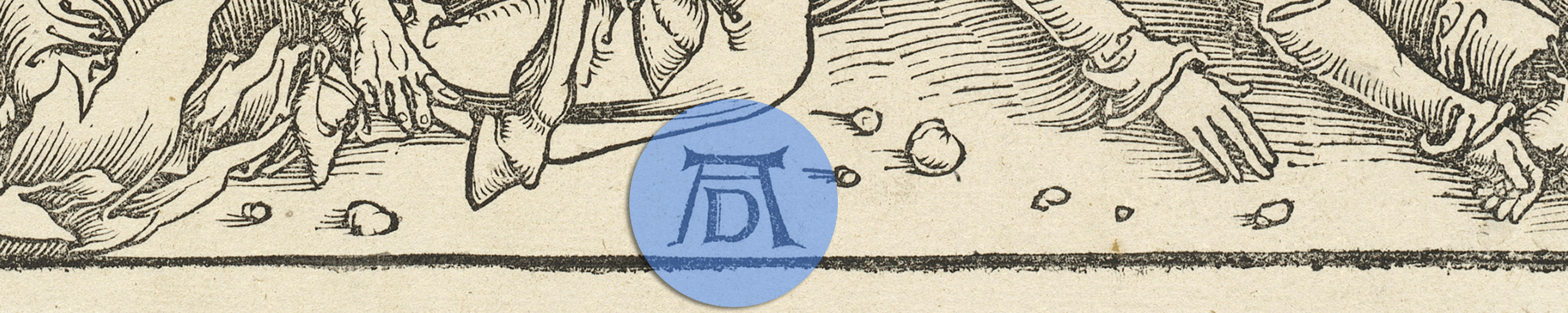 Albrecht Dürer’s monogram from <i>The Four Horsemen of the Apocalypse</i>