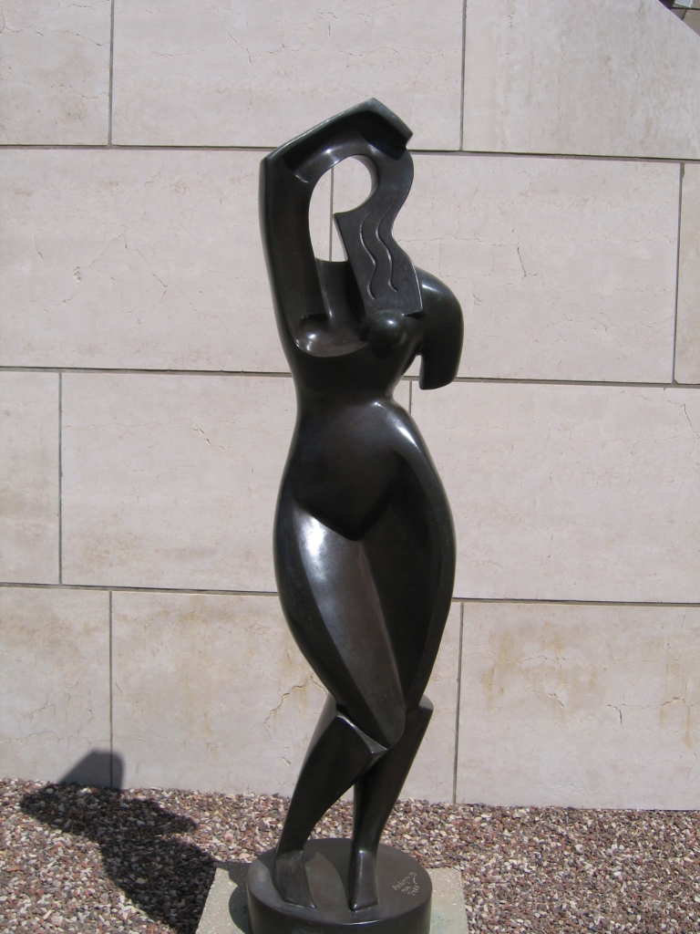 Alexander Archipenko (1887–1964) Woman Combing Her Hair Israel Museum, Jerusalem 1914 or 1915 Bronze