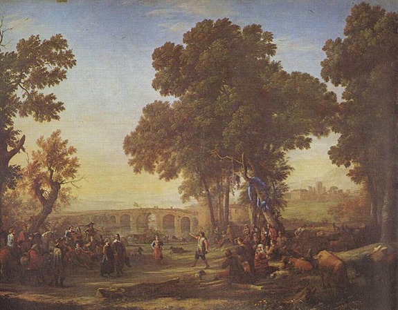 Village Fête (also known La Fête Villageoise) by Claude Lorrain1639Oil on canvas
