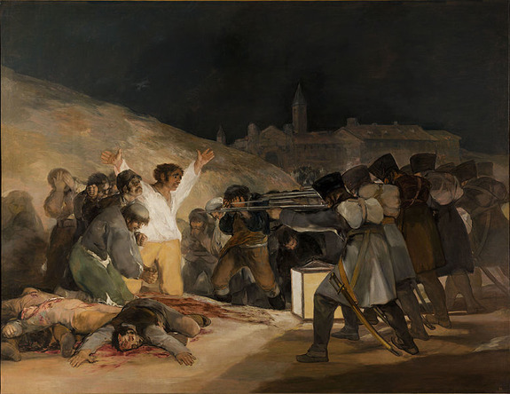 The Third of May, 1808 by Francisco de Goya1814Oil on canvas The Third of May, 1808 by Francisco de Goya1814Oil on canvas