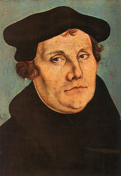 Portrait of Martin Luther by Lucas Cranach1529Oil on wood panel