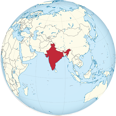 map of india
