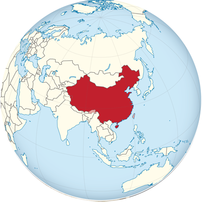 map of China