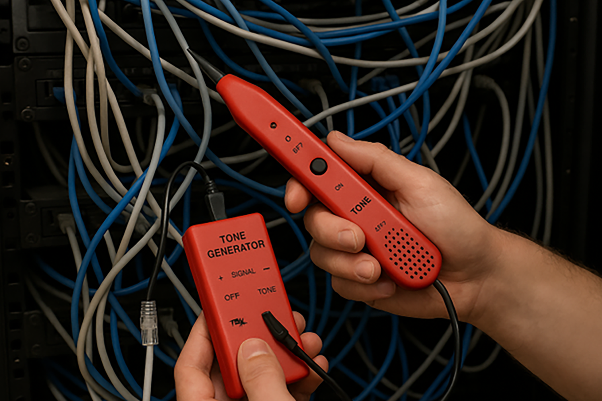 Basic Tone Test Using A Reference Signal Cable Testing and Management Tutorial | Sophia Learning