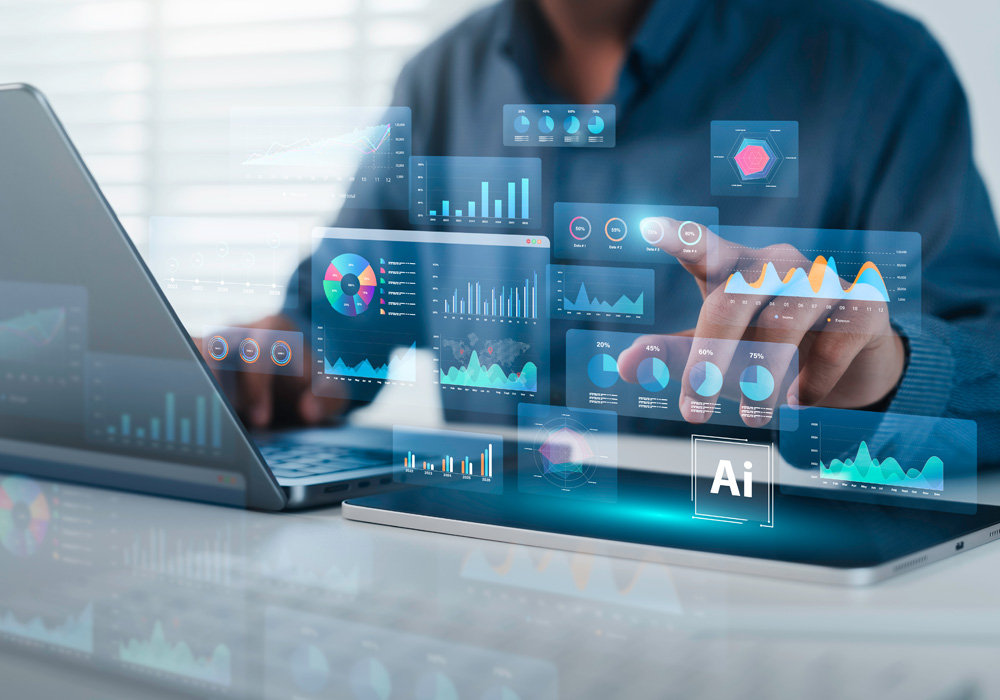 Smiling technician wearing safety glasses giving a thumbs-up while installing or adjusting a Wi-Fi router on the ceiling