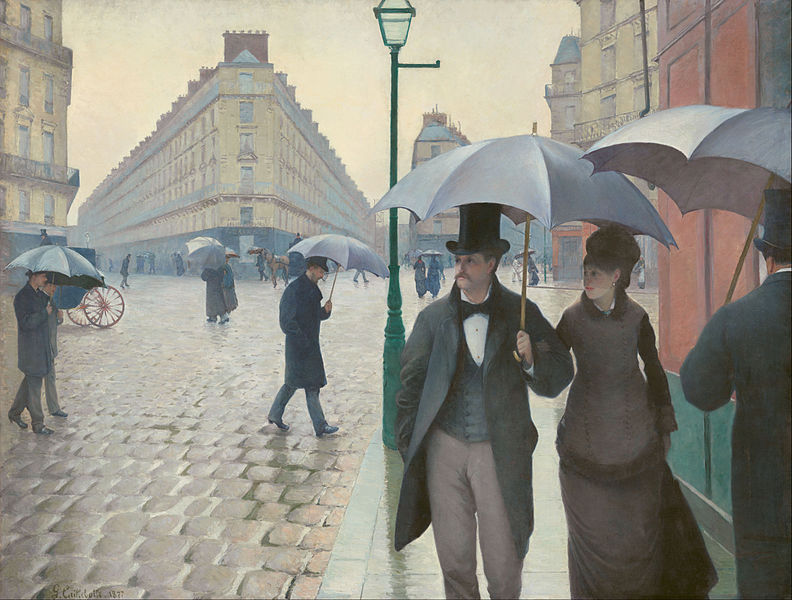 Paris: A Rainy Day by Gustave Caillebotte1877Oil on canvas Paris: A Rainy Day by Gustave Caillebotte1877Oil on canvas
