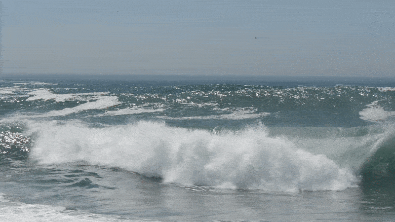 Gif of ocean waves.