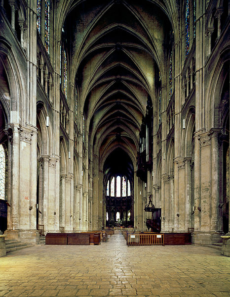 Nave at Chartres Cathedral