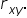 r subscript x y end subscript.